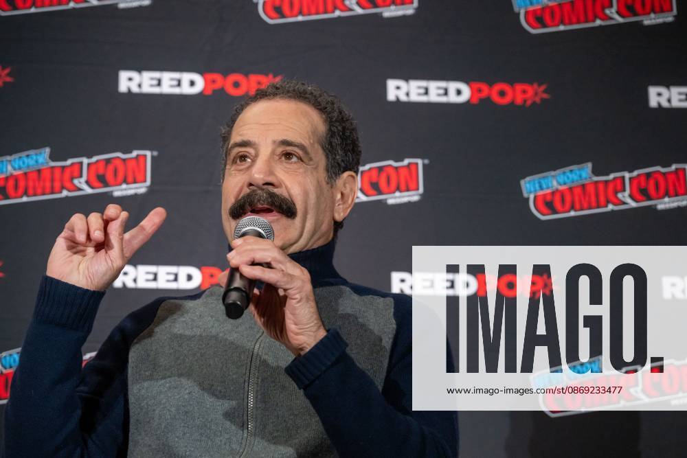 Tony Shalhoub speaks at a panel discussion for CBS s new crime-solving drama EINSTEIN!.during New York Comic Con 2026 at The Jacob K. Javits Convention Center on October 11, 2026 in New York City. New York United States - ZUMAs197 20261011_aaa_s197_373