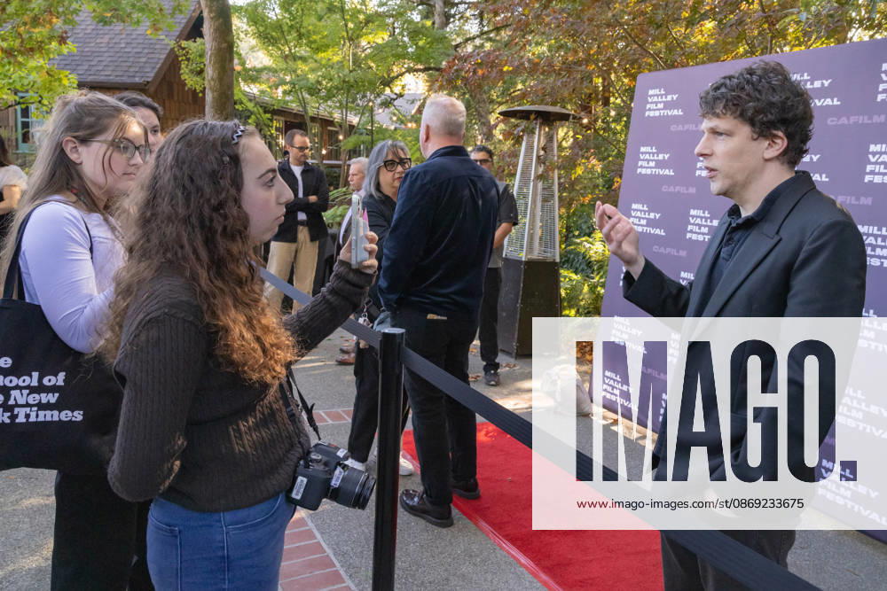 49th Mill Valley Film Festival - Closing Night Premiere Of The Debut Writer, Director, and Composer Jesse Eisenberg closes out the 49th Mill Valley Film Festival with his movie The Debut, at the Outdoor Art Club on October 11, 2026 in Mill Valley, California. California USA