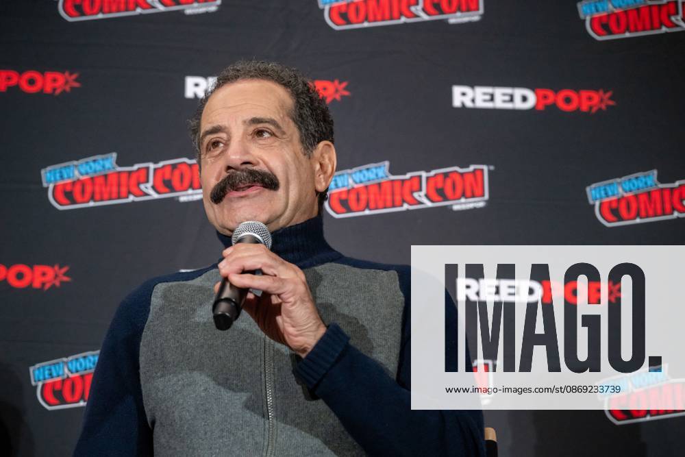 Tony Shalhoub speaks at a panel discussion for CBS s new crime-solving drama EINSTEIN!.during New York Comic Con 2026 at The Jacob K. Javits Convention Center on October 11, 2026 in New York City. New York United States - ZUMAs197 20261011_aaa_s197_394
