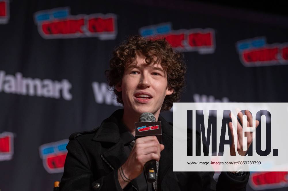 Devin Druid speaks at a panel discussion for CBS new series NCIS: NEW YORK.during New York Comic Con 2026 at The Jacob K. Javits Convention Center on October 11, 2026 in New York City. New York United States - ZUMAs197 20261011_aaa_s197_454