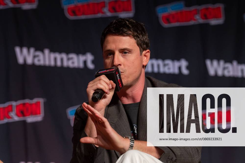 Shane Harper speaks at a panel discussion for CBS new series NCIS: NEW YORK.during New York Comic Con 2026 at The Jacob K. Javits Convention Center on October 11, 2026 in New York City. New York United States - ZUMAs197 20261011_aaa_s197_480