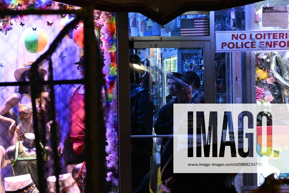 Man Killed After Assault Near Rainbow Station Sex Shop In Manhattan New York - 11 October 2026 NYPD officers work the scene outside Rainbow Station sex shop on 8th Avenue where a man died after reportedly being assaulted within the confines of the 10th precinct in Manhattan, New York, United States on Sunday, October 11, 2026. Sunday evening at approximately 9:10 pm the incident took place. Clothing, shoes and blood were discovered at the scene. The victim was taken to Bellevue Hospital where he was pronounced dead. There are no arrests and the investigation is ongoing by the NYPD. Manhattan United States