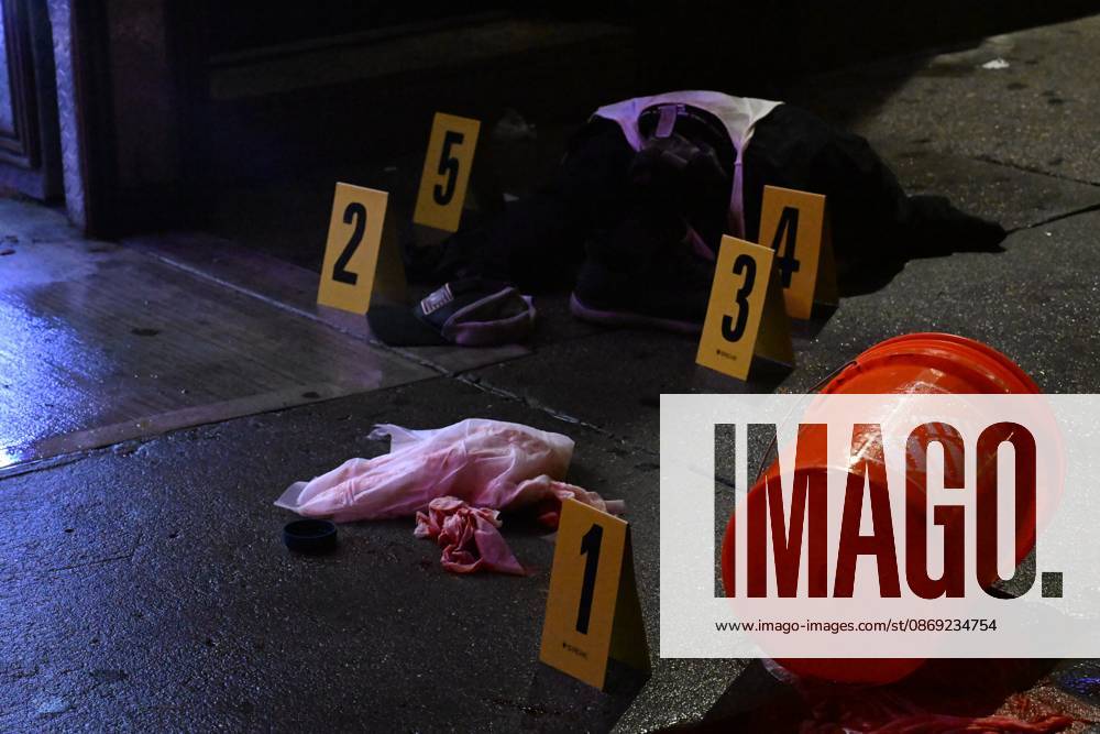 Man Killed After Assault Near Rainbow Station Sex Shop In Manhattan New York - 11 October 2026 NYPD officers work the scene outside Rainbow Station sex shop on 8th Avenue where a man died after reportedly being assaulted within the confines of the 10th precinct in Manhattan, New York, United States on Sunday, October 11, 2026. Sunday evening at approximately 9:10 pm the incident took place. Clothing, shoes and blood were discovered at the scene. The victim was taken to Bellevue Hospital where he was pronounced dead. There are no arrests and the investigation is ongoing by the NYPD. Manhattan United States