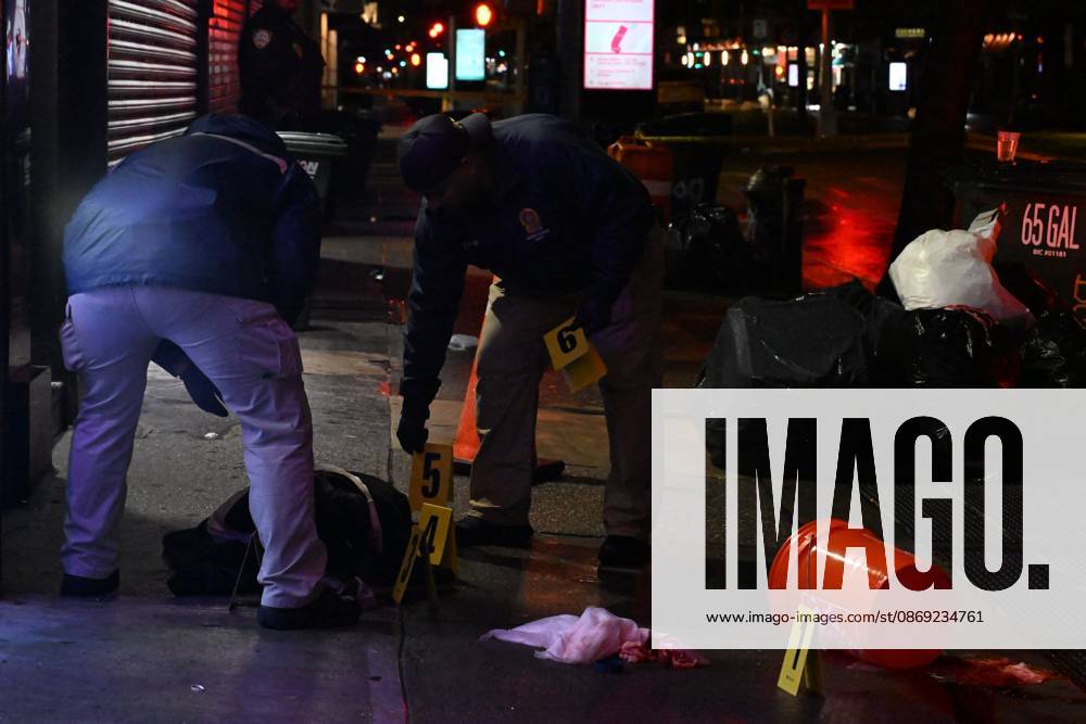Man Killed After Assault Near Rainbow Station Sex Shop In Manhattan New York - 11 October 2026 NYPD officers work the scene outside Rainbow Station sex shop on 8th Avenue where a man died after reportedly being assaulted within the confines of the 10th precinct in Manhattan, New York, United States on Sunday, October 11, 2026. Sunday evening at approximately 9:10 pm the incident took place. Clothing, shoes and blood were discovered at the scene. The victim was taken to Bellevue Hospital where he was pronounced dead. There are no arrests and the investigation is ongoing by the NYPD. Manhattan United States