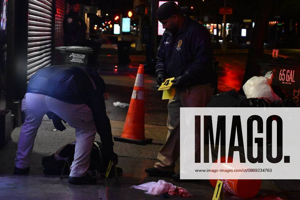 Man Killed After Assault Near Rainbow Station Sex Shop In Manhattan New York - 11 October 2026 NYPD officers work the scene outside Rainbow Station sex shop on 8th Avenue where a man died after reportedly being assaulted within the confines of the 10th precinct in Manhattan, New York, United States on Sunday, October 11, 2026. Sunday evening at approximately 9:10 pm the incident took place. Clothing, shoes and blood were discovered at the scene. The victim was taken to Bellevue Hospital where he was pronounced dead. There are no arrests and the investigation is ongoing by the NYPD. Manhattan United States