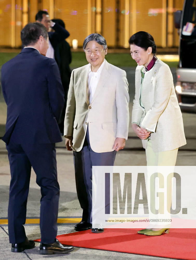 Emperor, empress end trip to Aomori Japanese Emperor Naruhito and Empress Masako arrive at Tokyo s Haneda airport on Oct. 11, 2026, following a two-day trip to Aomori Prefecture, northeastern Japan. A14AA0005630648P