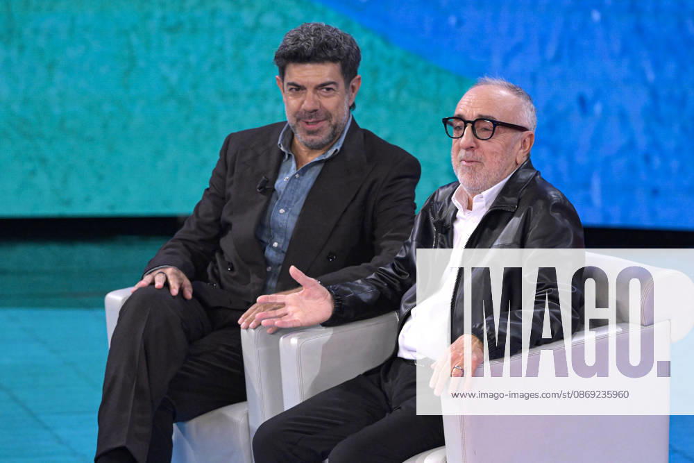 Foto Mario Romano IPP Milano 11 10 2026 Trasmissione televisiva: -Che Tempo Che Fa- nella foto gli attori Silvio Orlando e Pierfrancesco Favino Italy Photo Press - World Copyright Che Tempo Che Fa
