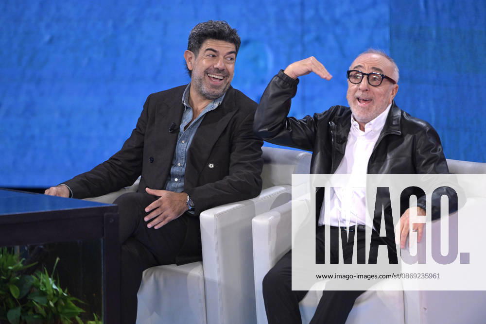 Foto Mario Romano IPP Milano 11 10 2026 Trasmissione televisiva: -Che Tempo Che Fa- nella foto gli attori Silvio Orlando e Pierfrancesco Favino Italy Photo Press - World Copyright Che Tempo Che Fa