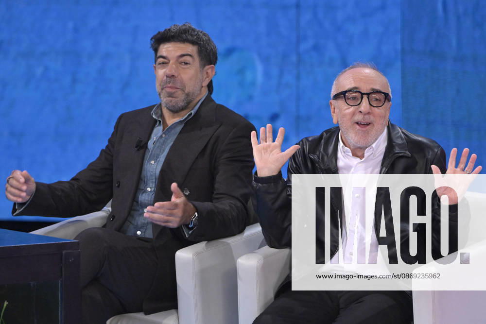 Foto Mario Romano IPP Milano 11 10 2026 Trasmissione televisiva: -Che Tempo Che Fa- nella foto gli attori Silvio Orlando e Pierfrancesco Favino Italy Photo Press - World Copyright Che Tempo Che Fa