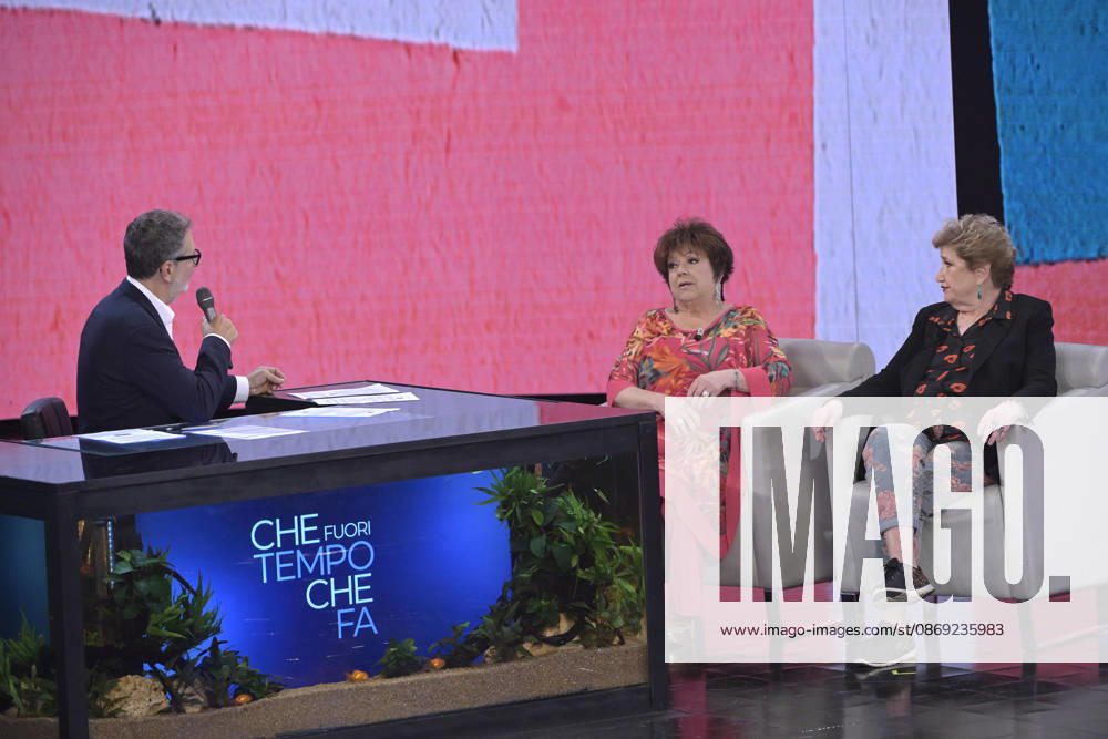 Foto Mario Romano IPP Milano 11 10 2026 Trasmissione televisiva: -Che Tempo Che Fa- nella foto Fabio Fazio, Orietta Berti e Mara Maionchi Italy Photo Press - World Copyright Che Tempo Che Fa