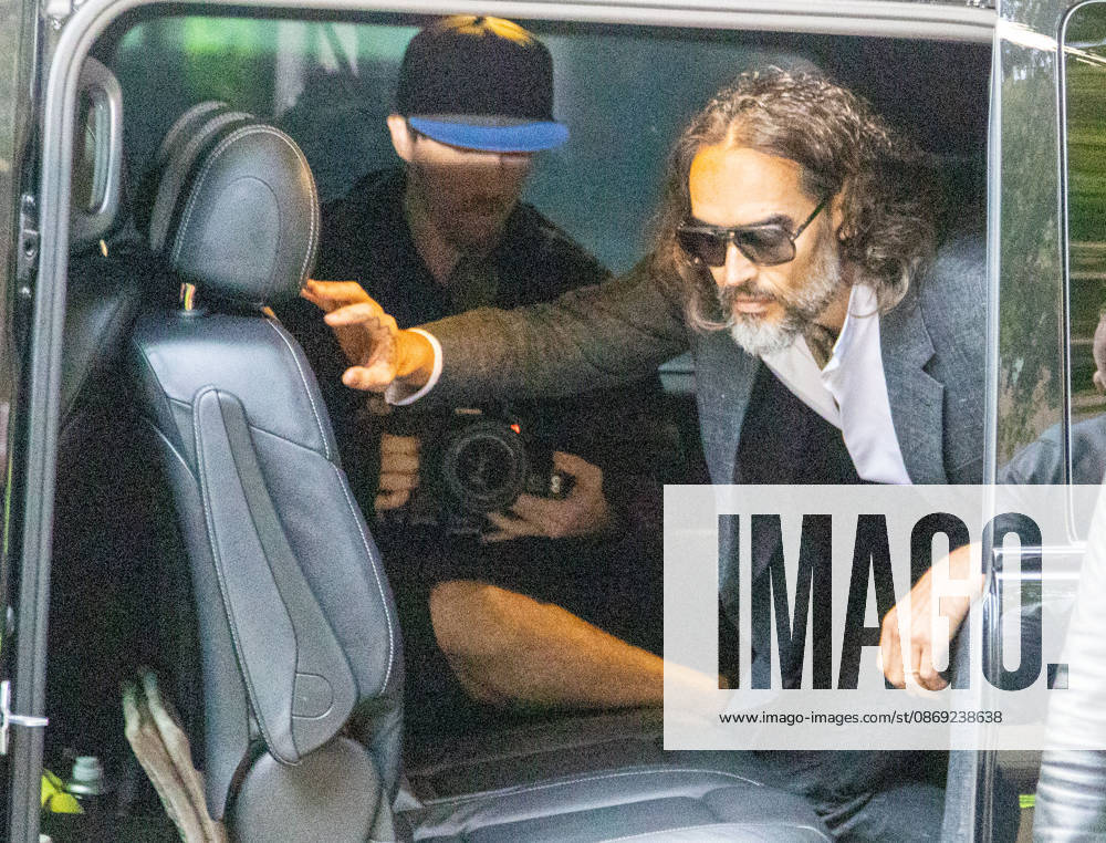 RUSSELL BRAND arrives at Southwark Crown Court, where he is facing three charges of rape, indecent assault, and three counts of sexual assault, relating to six women. London United Kingdom - ZUMAs262 20261012_zip_s262_002