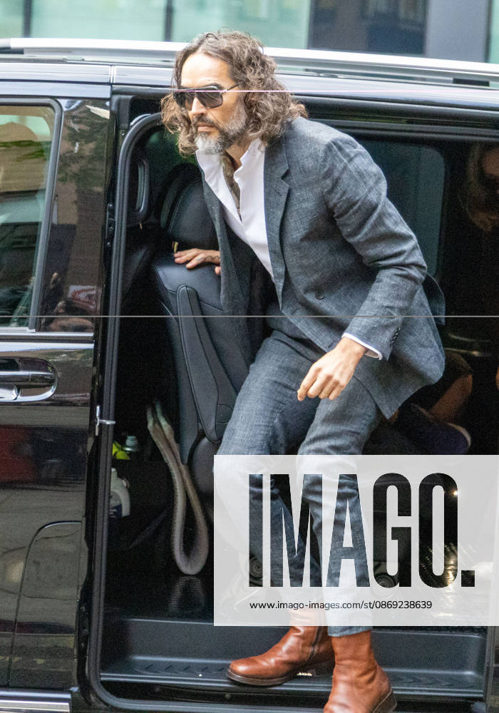 RUSSELL BRAND arrives at Southwark Crown Court, where he is facing three charges of rape, indecent assault, and three counts of sexual assault, relating to six women. London United Kingdom - ZUMAs262 20261012_zip_s262_003