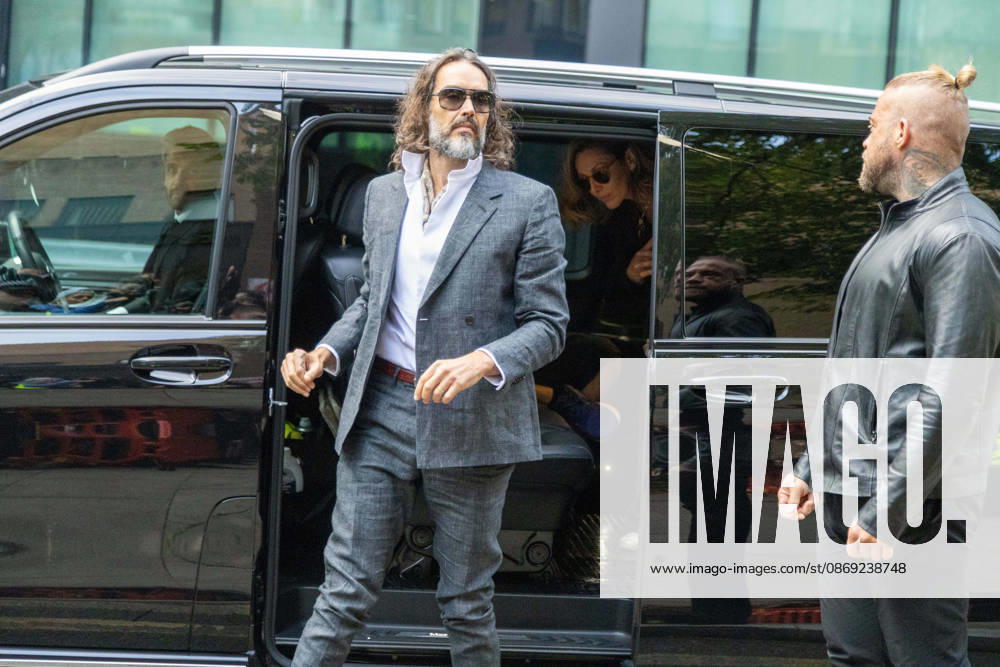 RUSSELL BRAND arrives at Southwark Crown Court, where he is facing three charges of rape, indecent assault, and three counts of sexual assault, relating to six women. London United Kingdom - ZUMAs262 20261012_zip_s262_013