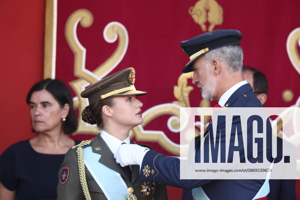 October 12 Parade for Hispanic Heritage Day King Felipe VI and Princess Leonor during the solemn ceremony honoring the national flag and the military parade on October 12, Hispanic Heritage Day, in the Plaza de Cánovas del Castillo, on October 12, 2026, in Madrid, Spain. The events begin with the raising of the flag and are followed by a tribute to those who gave their lives for the country. Subsequently, the military air and ground parades begin. Approximately 4,400 members of the Armed Forces, the security forces, and various civilian public institutions are participating this year in the parade presided over by the King and Queen. The aerial parade featured 50 fighter, training, and transport aircraft, as well as around 30 helicopters.