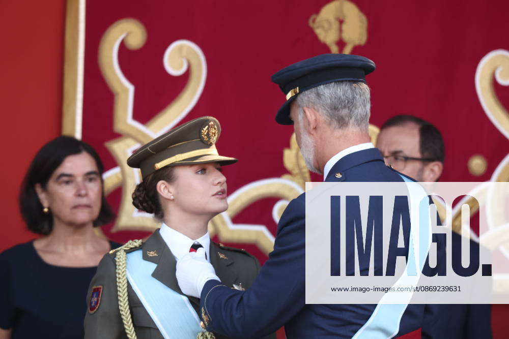 October 12 Parade for Hispanic Heritage Day King Felipe VI and Princess Leonor during the solemn ceremony honoring the national flag and the military parade on October 12, Hispanic Heritage Day, in the Plaza de Cánovas del Castillo, on October 12, 2026, in Madrid, Spain. The events begin with the raising of the flag and are followed by a tribute to those who gave their lives for the country. Subsequently, the military air and ground parades begin. Approximately 4,400 members of the Armed Forces, the security forces, and various civilian public institutions are participating this year in the parade presided over by the King and Queen. The aerial parade featured 50 fighter, training, and transport aircraft, as well as around 30 helicopters.