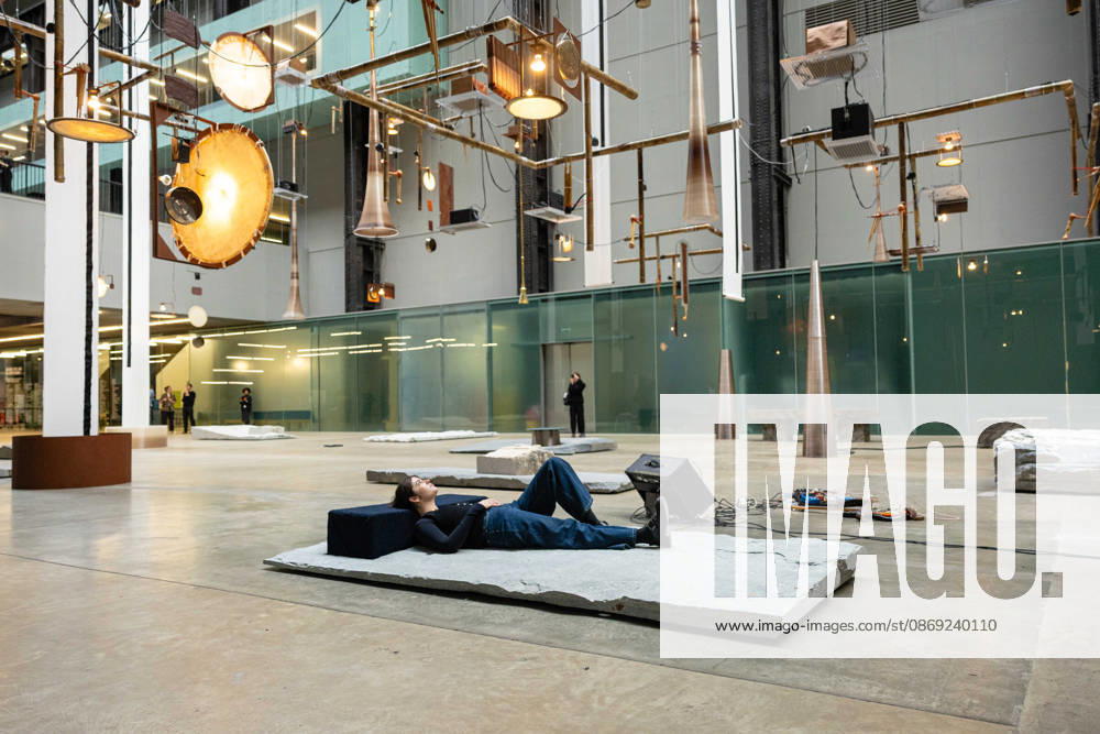 Hyundai Commission: Tarek Atoui at Tate Modern, London, UK 12 October 2026 Hyundai Commission: Tarek Atoui, a new site-specific installation in the Turbine Hall at Tate Modern, London, UK, on 12 October 2026. The large-scale work by Lebanese artist and composer Tarek Atoui blends music, technology, sculpture and performance, exploring and challenging perceptions of sound, and is open to the public from 13 October 2026 until 11 April 2027., Credit:PETE SPELLER Avalon