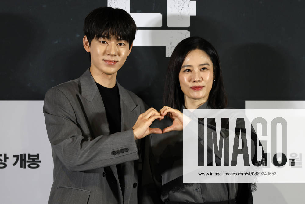 ˜Paradise Lost director, cast attend press conference in Seoul South Korean actors Bae Hyun-sung (L) and Kim Hyun-joo pose for photos during a media press conference for the movie Paradise Lost in Seoul, South Korea, on October 12, 2026. The psychological thriller film follows a mother who copes with loss through an AI version of her missing son, only to face confusion and tension when her real son mysteriously reappears after nine years. Seoul South Korea