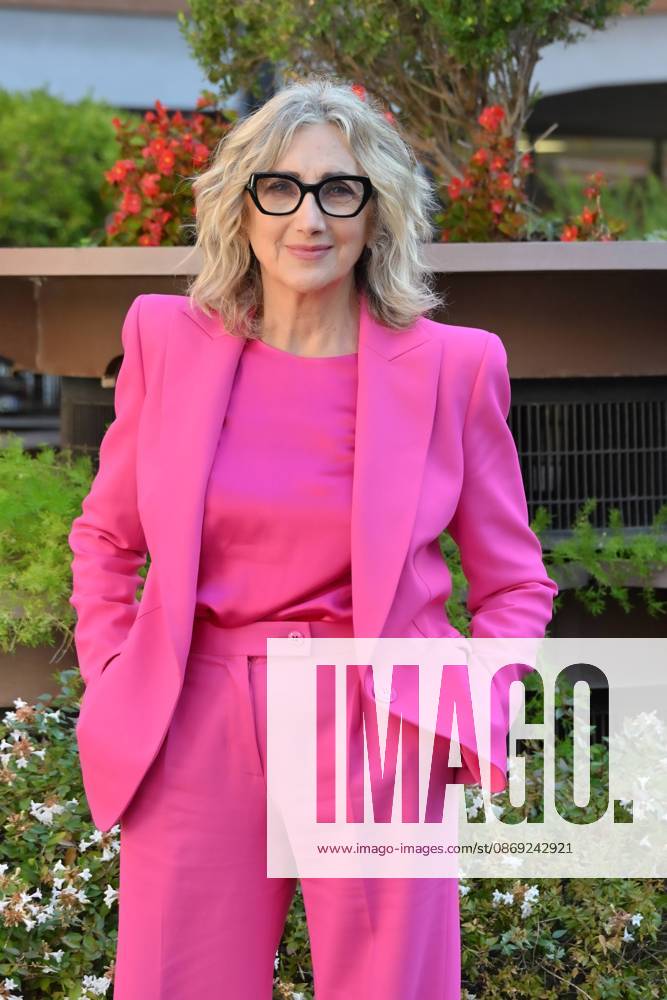 IPA89593311 - Rome: Rai Studios on Via Teulada. Photocall for the TV series Libera: The Case of Elena Palma. Pictured: Lunetta Savino