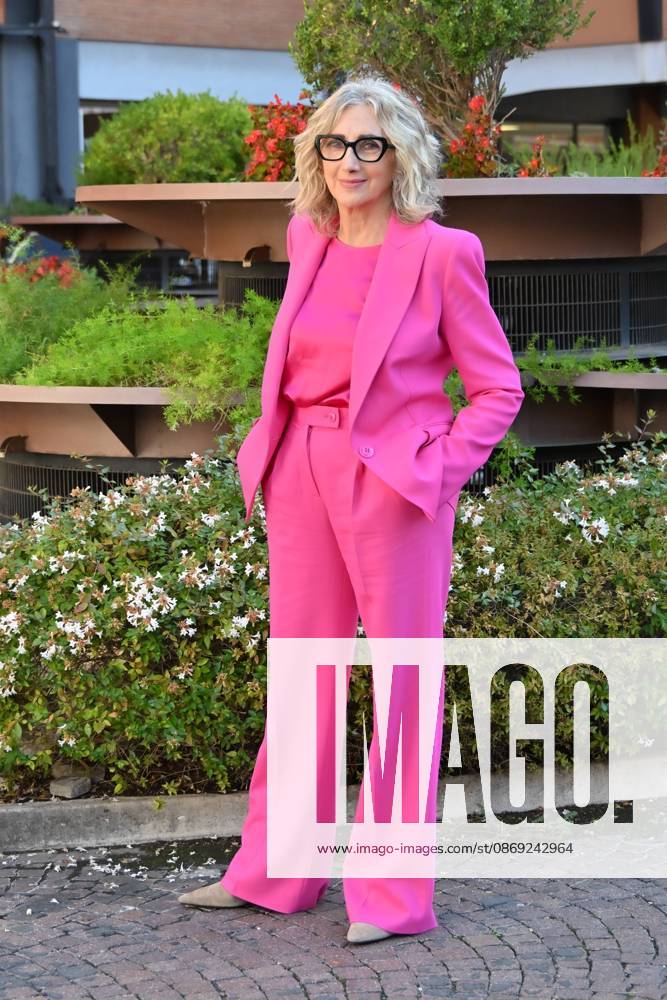 IPA89593308 - Rome: Rai Studios on Via Teulada. Photocall for the TV series Libera: The Case of Elena Palma. Pictured: Lunetta Savino
