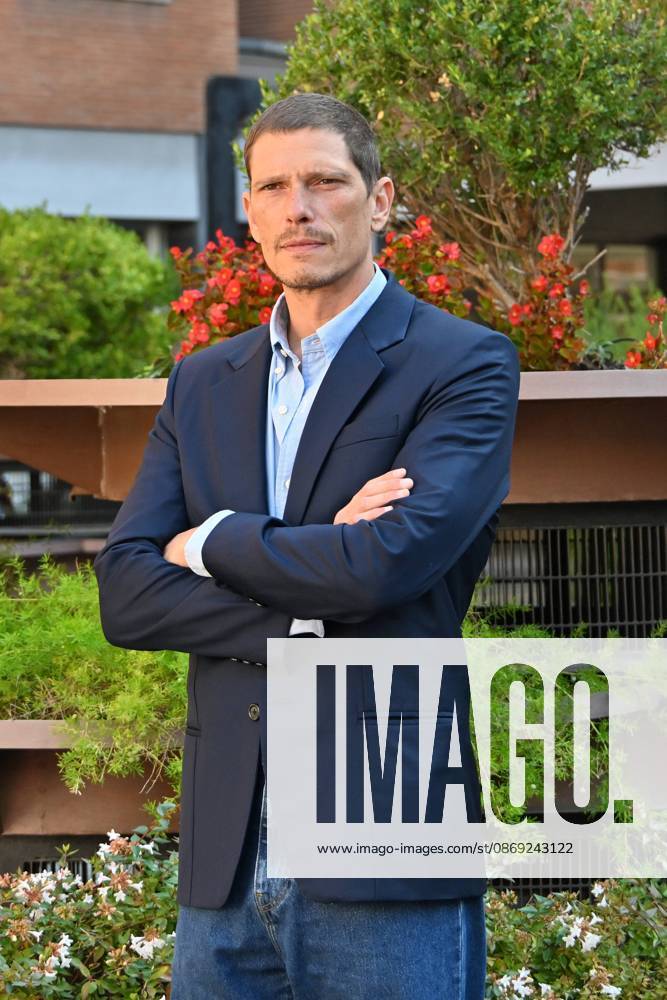 IPA89593375 - Rome: Rai Studios on Via Teulada. Photocall for the TV series Libera: The Case of Elena Palma. Pictured: Matteo Martari