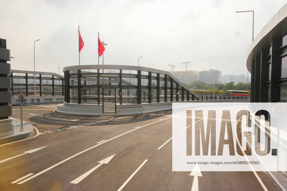 HONG KONG-DAILY HUANGGANG-PORT-OPENING A general view of the road leading from the redeveloped Huanggang Port towards Hong Kong on October 12, 2026. The new border crossing officially opened at 6:30am, replacing the previous passenger clearance arrangements at the old Lok Ma Chau and Huanggang facilities. (Photo by Zulu Lo TMHK via Nexpher Images) Hong Kong