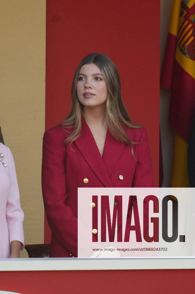 Spanish King Felipe VI and Queen Letizia with Princess Leonor de Borbon and Princess Sofia de Borbon attending a military parade during the known as Dia de la Hispanidad, Spain s National Day, in Madrid, on Monday 12, October 2026 Cordon Press