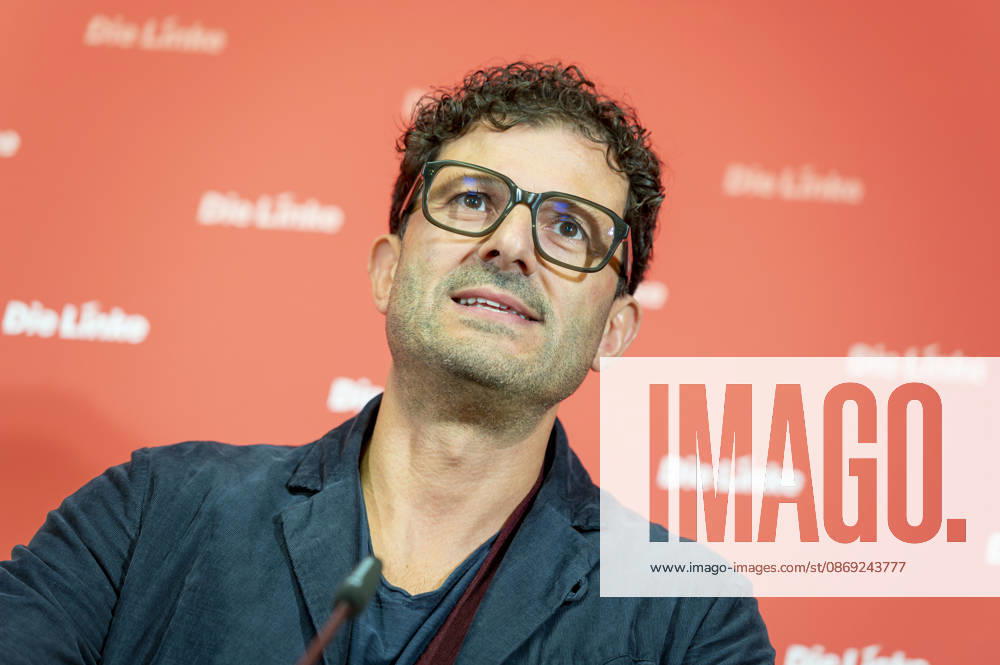 Luigi Pantisano EUR, Deutschland, Berlin, 12.10.2026: Pressekonferenz von Luigi Pantisano Vorsitzender der Partei Die Linke im Karl-Liebknecht-Haus zu aktuellen Themen.