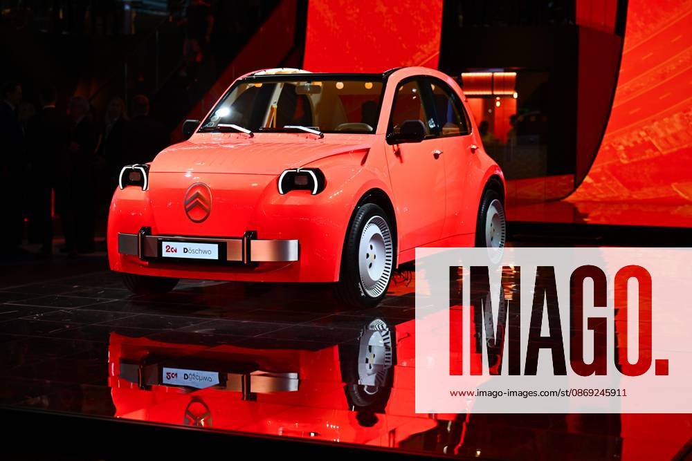 2026 PARIS AUTO SHOW PHOTOPQR OUEST FRANCE Franck Dubray Paris, October 12, 2026 Paris Auto Show at Porte de Versailles, Citroën booth featuring the new 2CV Photo by Franck Dubray, October 12, 2026 Paris Auto Show Paris, France