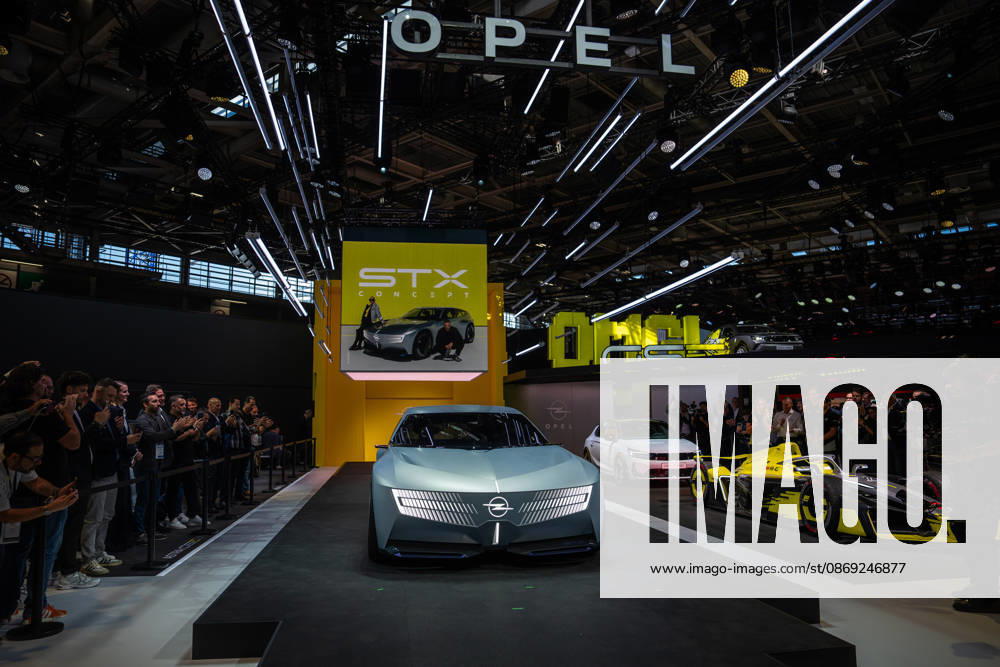 2026 Paris Motor Show Aurelien Morissard MAXPPP MAXPPP Paris, October 12, 2026 The Opel STX electric concept car is on display at the 2026 Paris Motor Show in Paris, France, Monday, October 12, 2026 Aurelien Morissard MAXPPP Paris, France