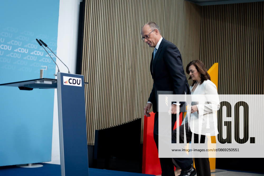 Berlin, Konrad-Adenauer-Haus, CDU Berlin, Konrad-Adenauer-Haus, CDU, Präsidiumsklausurtagung, Bundesvorstandssitzung, Friedrich Merz, Bundeskanzler, Generalsekretärin, CDU, Franziska Hoppermann Berlin Berlin GER