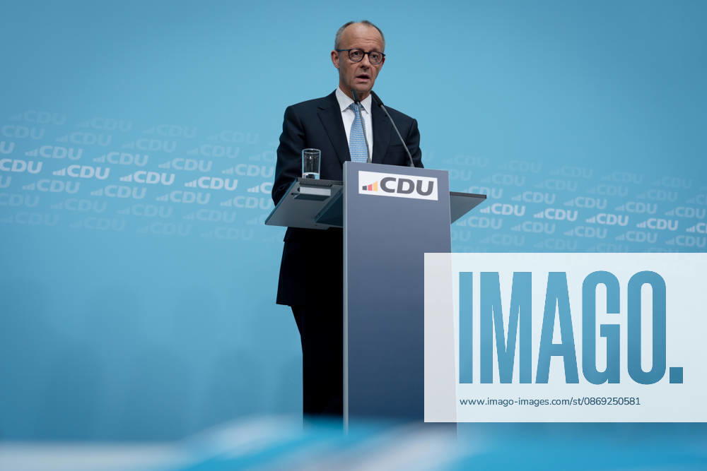 Berlin, Konrad-Adenauer-Haus, CDU Berlin, Konrad-Adenauer-Haus, CDU, Präsidiumsklausurtagung, Bundesvorstandssitzung, Friedrich Merz, Bundeskanzler Berlin Berlin GER