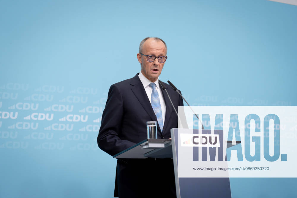 Berlin, Konrad-Adenauer-Haus, CDU Berlin, Konrad-Adenauer-Haus, CDU, Präsidiumsklausurtagung, Bundesvorstandssitzung, Friedrich Merz, Bundeskanzler, Generalsekretärin, CDU, Franziska Hoppermann Berlin Berlin GER