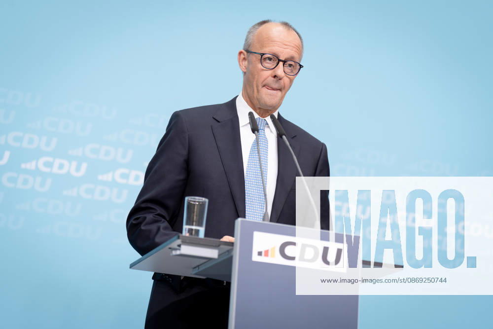 Berlin, Konrad-Adenauer-Haus, CDU Berlin, Konrad-Adenauer-Haus, CDU, Präsidiumsklausurtagung, Bundesvorstandssitzung, Friedrich Merz, Bundeskanzler, Generalsekretärin, CDU, Franziska Hoppermann Berlin Berlin GER