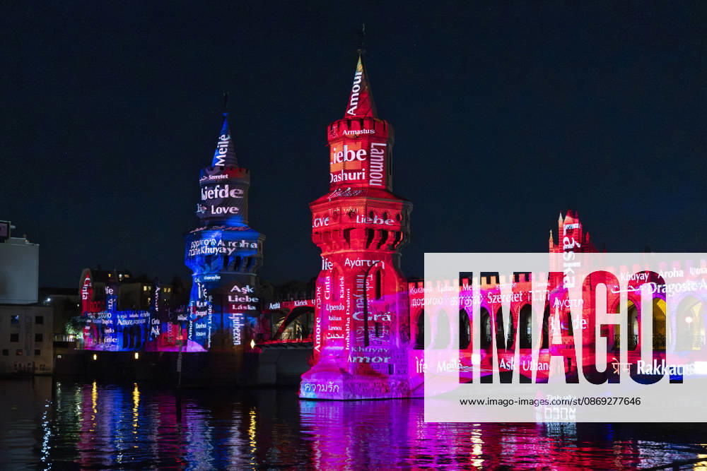 Festival of Lights , Lichterfest in der Innenstadt, Berlin, 10.10.2026 Oberbaumbrücke, 22. BERLIN FESTIVAL OF LIGHTS, Motto: Colours of Love, Lichtinstallationen, 12.10.2026, Berlin, Deutschland < english> Oberbaumbrücke, 22nd BERLIN FESTIVAL OF LIGHTS, Motto: Colors of Love, light installations, October 12, 2026, Berlin, Germany < english> 22nd Berlin Festival of Lights, Theme: Colors of Love, light installations, October 12, 2026, Berlin, Germany Berlin Innenstadt Berlin Deutschland, Germany
