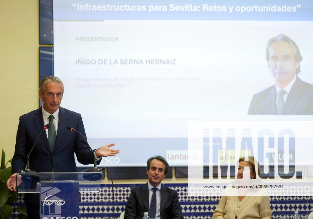 Gaesco Forum on Key Infrastructure for the City Held in Seville Former Minister of Public Works, Ínigo de la Serna, speaks at the Gaesco Forum October 13, 2026, in Seville, Andalusia, Spain October 13, 2026 Seville, Andalusia, Spain Seville, Andalusia, Spain Spain