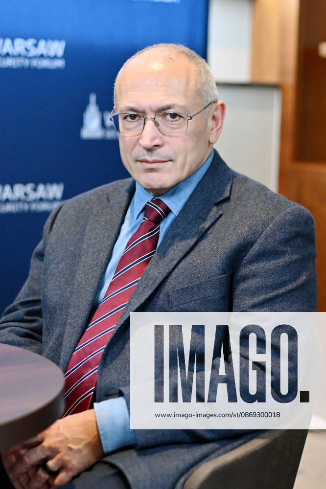 WARSZAWA WARSAW SECURITY FORUM 2026 MICHAIL CHODORKOWSKI WYWIAD FOT DAMIAN BURZYKOWSKI NEWPIX.PL NEWSPIX.PL --- newspix.pl