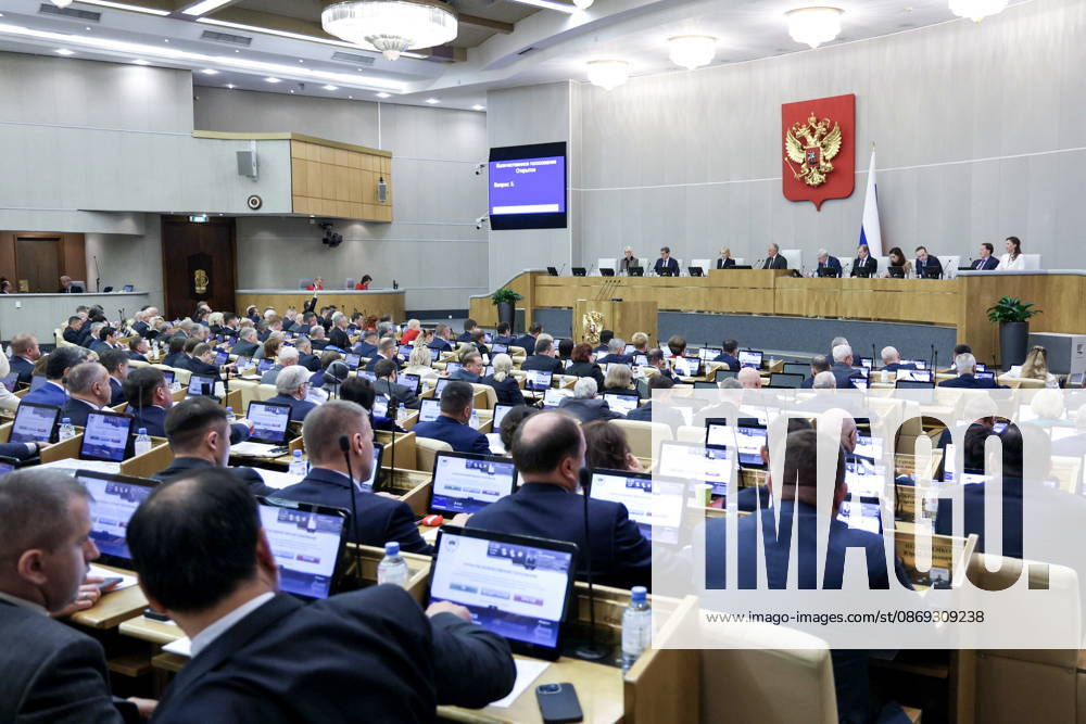RUSSIA, MOSCOW - OCTOBER 13, 2026: A plenary meeting of the Russian State Duma. Russian State Duma Press Office TASS 99238652