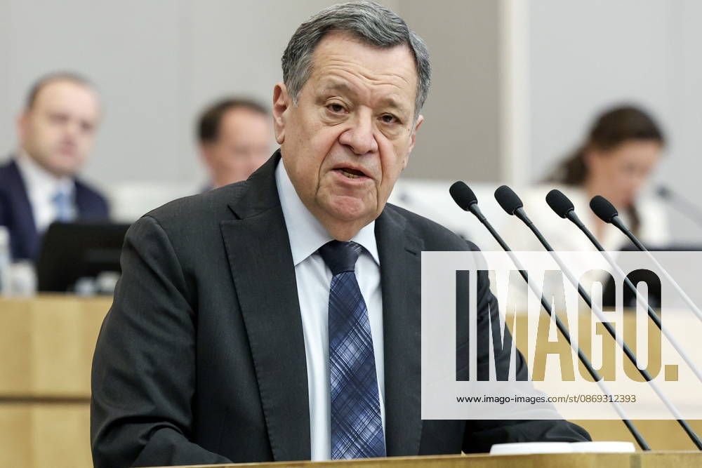 RUSSIA, MOSCOW - OCTOBER 13, 2026: Andrei Makarov, Chairman of the Russian State Duma s State Budget and Taxes Committee, attends a plenary meeting of the Russian State Duma. Russian State Duma Press Office TASS 99239203
