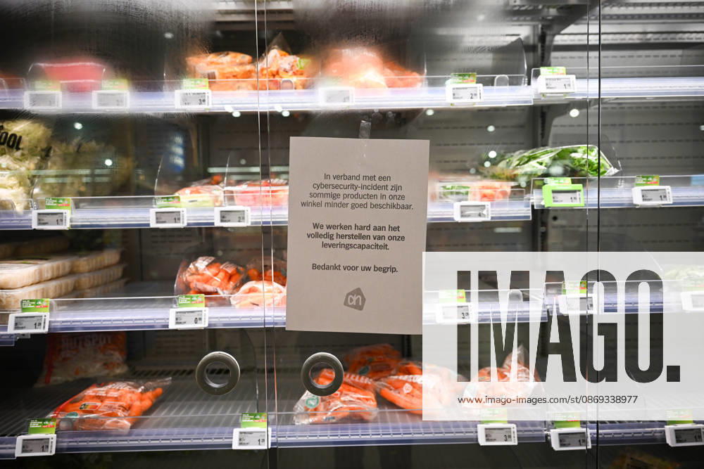 Suspected cyberattack disrupts supermarket operations across Europe ROTTERDAM, NETHERLANDS - OCTOBER 13: A major cybersecurity incident affecting supermarket chain Albert Heijn in Rotterdam, Netherlands on October 13, 2026, and other businesses disrupts operations in the Netherlands, France and other European countries. The ongoing investigation has raised concerns about a possible cyberattack, while the company warns customers of potential phishing attempts. Authorities and cybersecurity experts continue to assess the incident Mouneb Taim Anadolu Rotterdam Netherlands. Editorial use only. Please get in touch for any other usage.