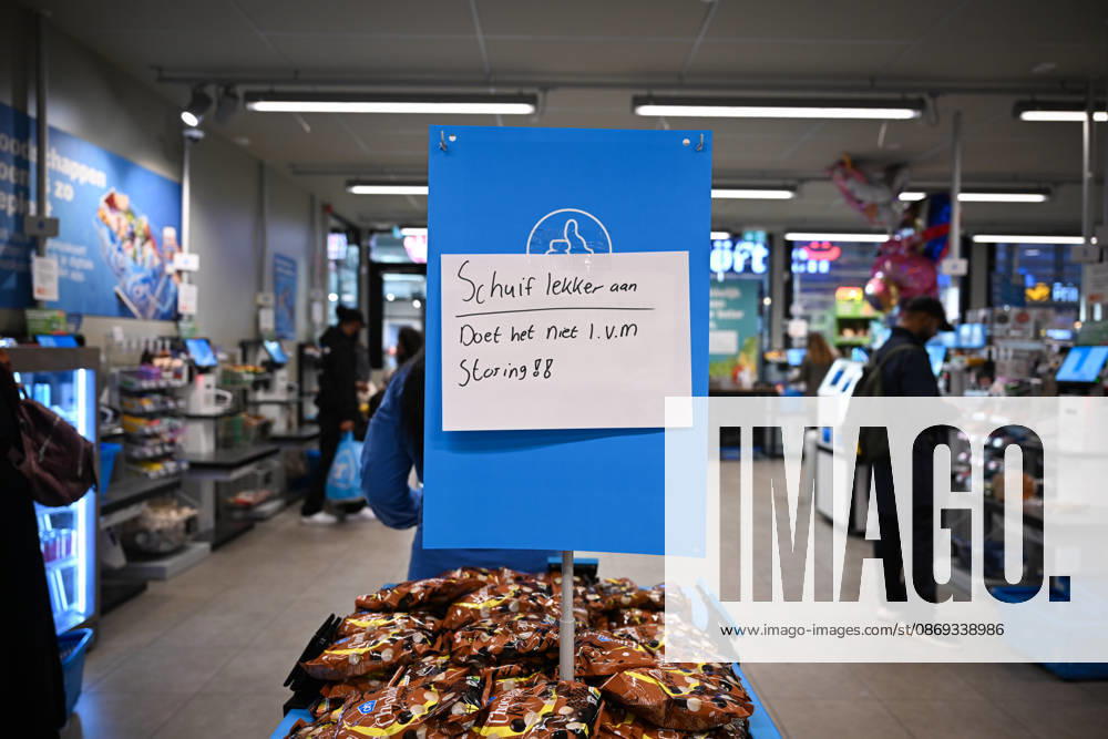 Suspected cyberattack disrupts supermarket operations across Europe ROTTERDAM, NETHERLANDS - OCTOBER 13: A major cybersecurity incident affecting supermarket chain Albert Heijn in Rotterdam, Netherlands on October 13, 2026, and other businesses disrupts operations in the Netherlands, France and other European countries. The ongoing investigation has raised concerns about a possible cyberattack, while the company warns customers of potential phishing attempts. Authorities and cybersecurity experts continue to assess the incident Mouneb Taim Anadolu Rotterdam Netherlands. Editorial use only. Please get in touch for any other usage.