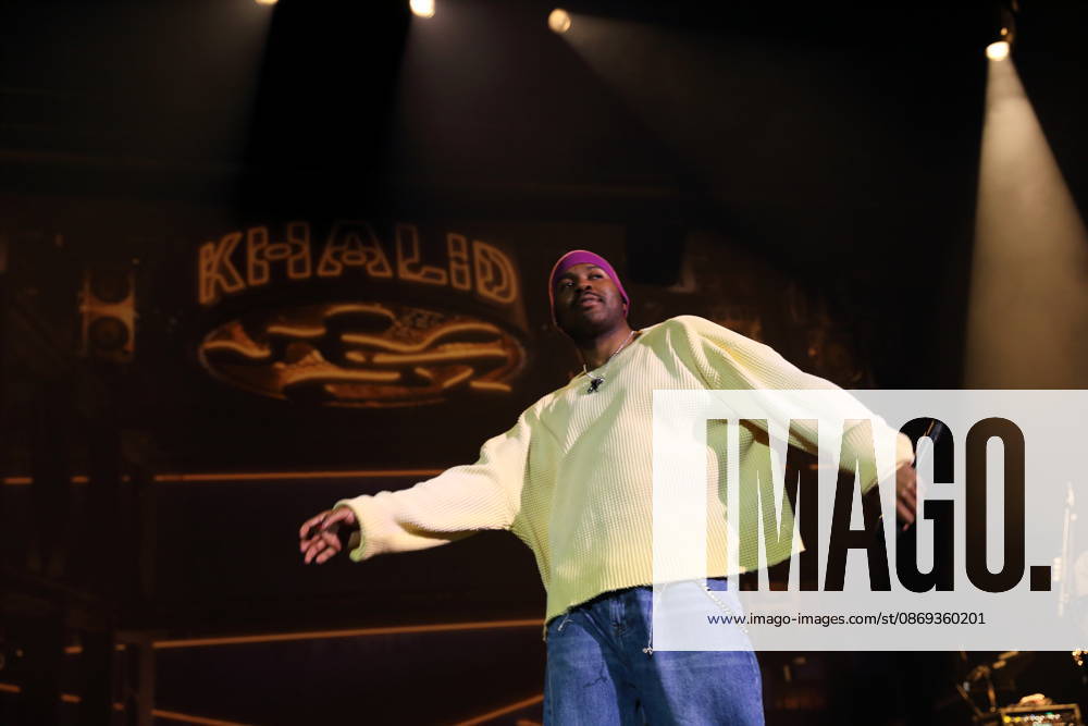 Khalid Donnel Robinson alias Khalid bei einem Konzert in der Uber Eats Music Hall in Berlin, 13. Oktober 2026. Khalid Konzert Berlin