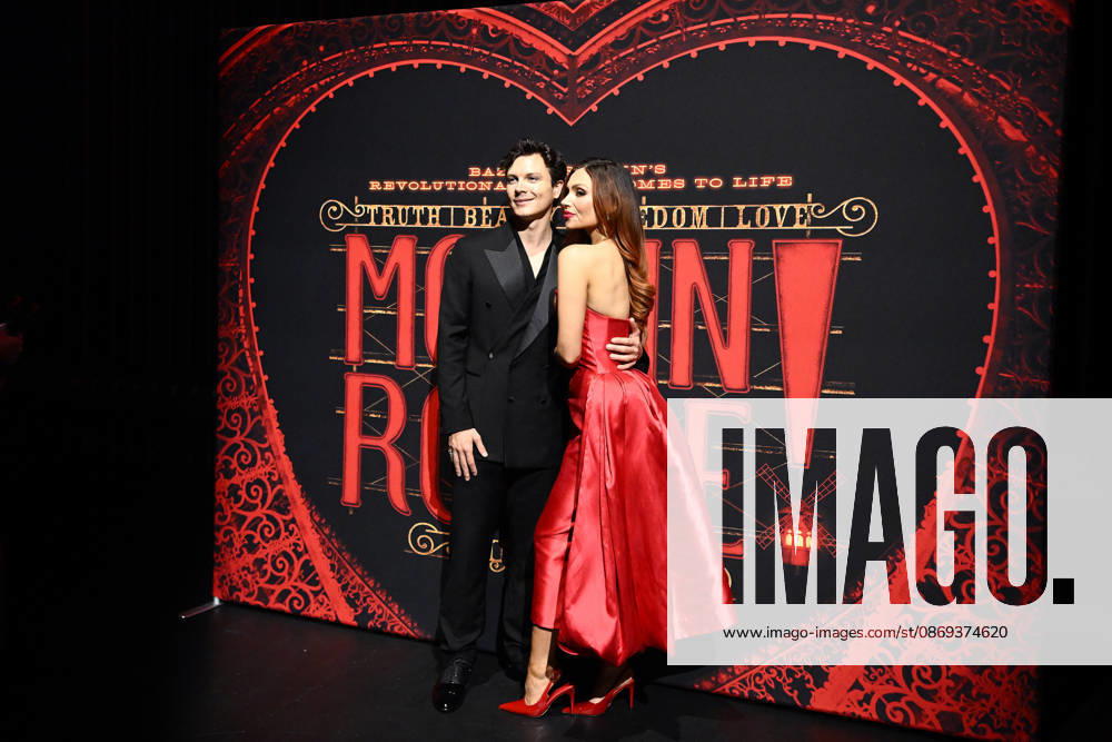 MOULIN ROUGE PREVIEW, Nigel Huckle (left), in the role of Christian, and Erin Clare, in the role of Satine, pose for a photograph during the Moulin Rouge! The Musical cast reveal at the Sydney Lyric Theatre, Sydney Wednesday, October 14, 2026. ( NO ARCHIVING SYDNEY NEW SOUTH WALES Australia