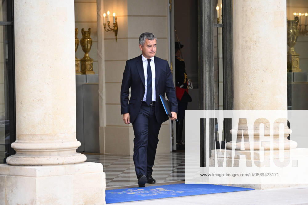 Weekly Cabinet Meeting at the Elysee Palace French Minister of Justice Gerald Darmanin leaves after the weekly cabinet meeting (Conseil des ministres) at the Elysee Palace in Paris, France, on October 14, 2026. Photo by Tomas Stevens ABACAPRESS.COM Paris France