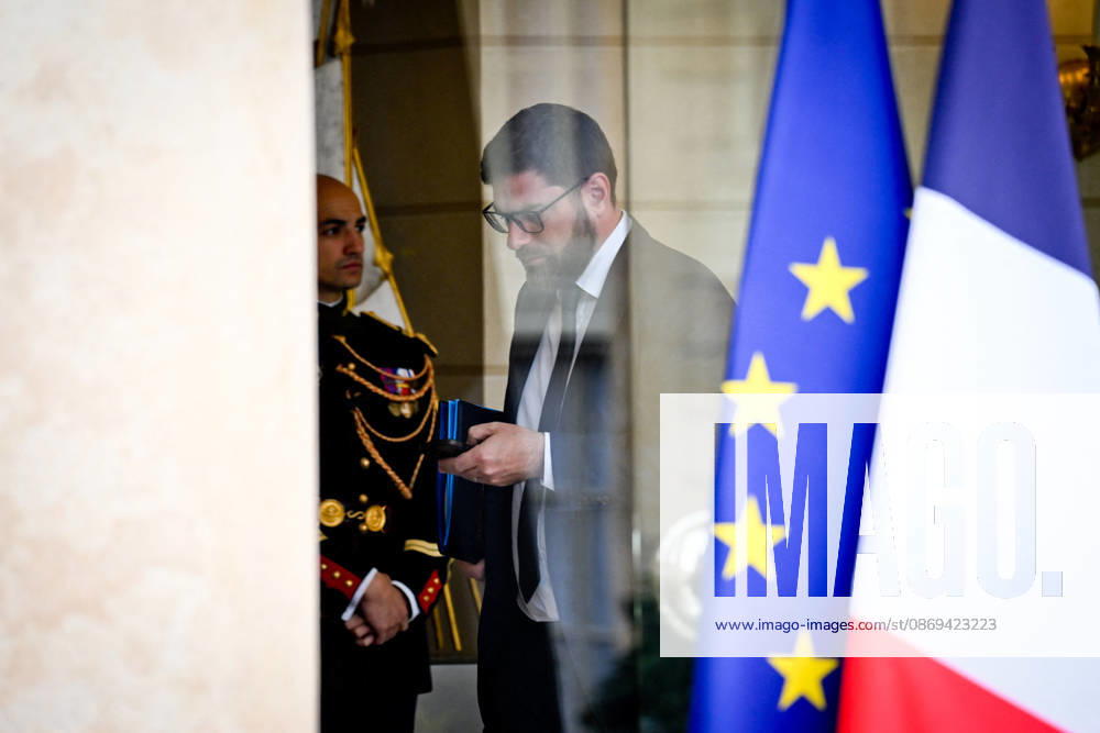 Weekly Cabinet Meeting at the Elysee Palace French Minister of the City and Housing Vincent Jeanbrun leaves after the weekly cabinet meeting (Conseil des ministres) at the Elysee Palace in Paris, France, on October 14, 2026. Photo by Tomas Stevens ABACAPRESS.COM Paris France