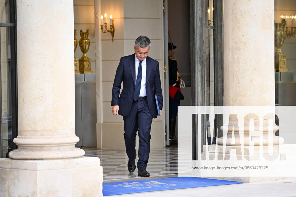 Weekly Cabinet Meeting at the Elysee Palace French Minister of Justice Gerald Darmanin leaves after the weekly cabinet meeting (Conseil des ministres) at the Elysee Palace in Paris, France, on October 14, 2026. Photo by Tomas Stevens ABACAPRESS.COM Paris France