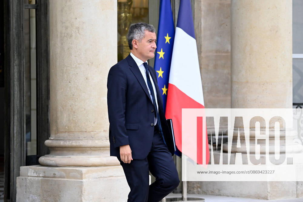 Weekly Cabinet Meeting at the Elysee Palace French Minister of Justice Gerald Darmanin leaves after the weekly cabinet meeting (Conseil des ministres) at the Elysee Palace in Paris, France, on October 14, 2026. Photo by Tomas Stevens ABACAPRESS.COM Paris France