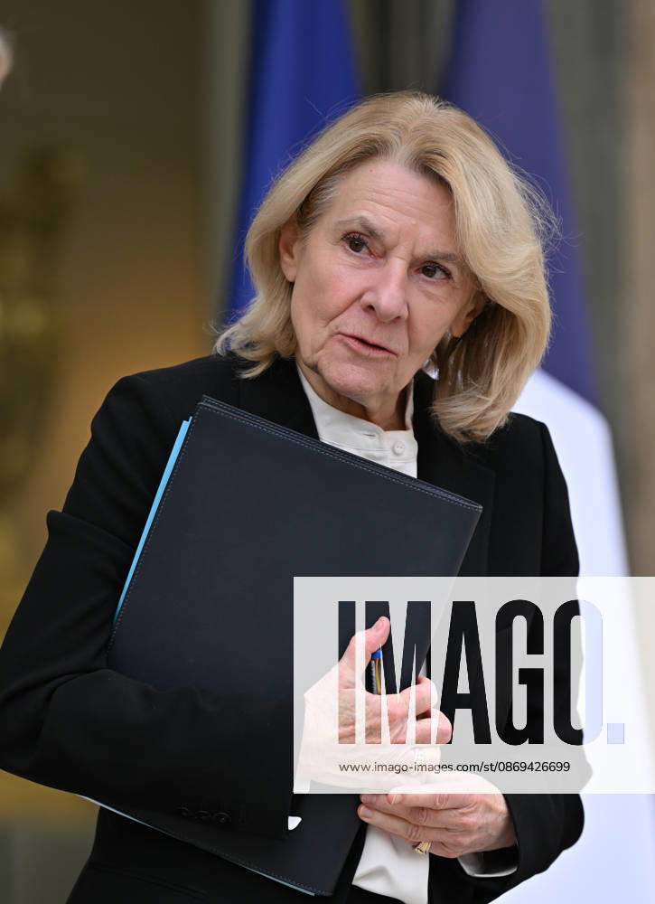 French government weekly cabinet meeting at Elysee Palace in Paris PARIS, FRANCE - OCTOBER 14: French Culture Minister Catherine Pegard leaves after a weekly cabinet meeting at the Elysee Palace in Paris, France on October 14, 2026. Mustafa Yalçin Anadolu Paris France. Editorial use only. Please get in touch for any other usage.