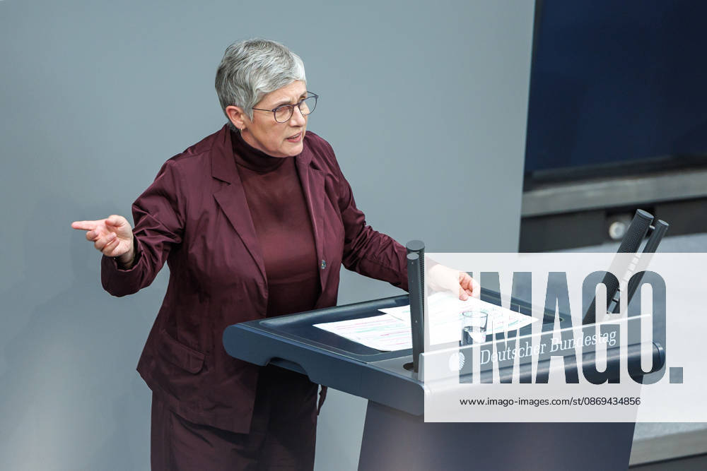 Bundestag Britta Haßelmann (Bündnis 90 Die Grünen) im Deutschen Bundestag am 14.10.26 in Berlin. Berlin Berlin Deutschland Bundestag