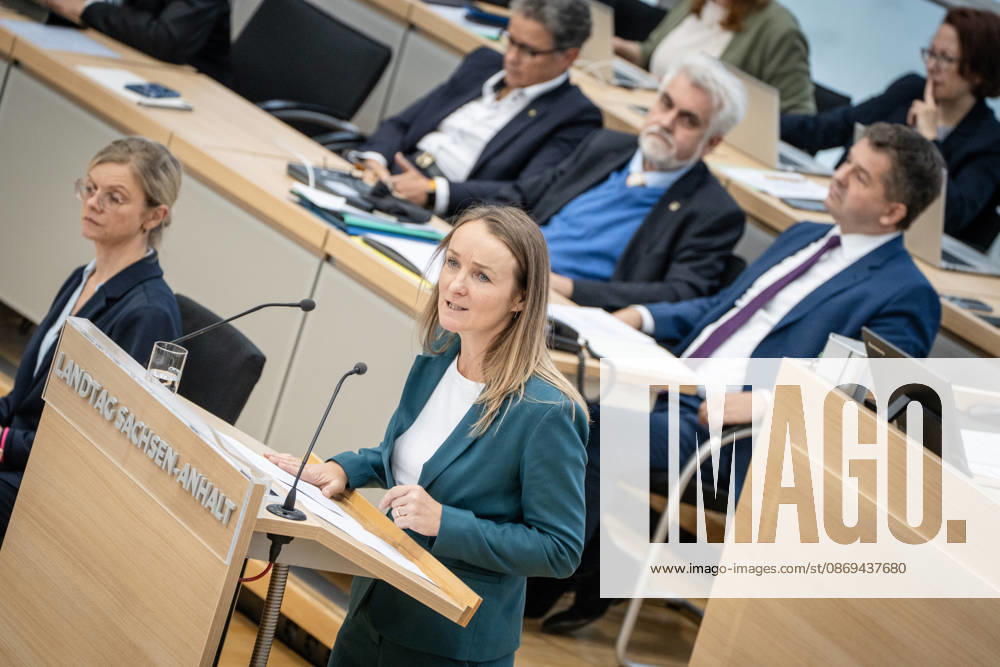 Claudia Wittig, Abgeordnete BSW;Landtagssitzung Oktober 2026 (II) Sondersitzung auf Antrag von AfD und BSW zum Thema Frieden in der Ukraine schaffen, Magdeburg Sachsen-Anhalt Deutschland Landtag