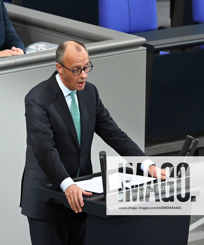 German Chancellor Friedrich Merz delivers government statement in Berlin ahead of EU Summit BERLIN, GERMANY – OCTOBER 14: German Chancellor Friedrich Merz delivers a government statement ahead of the upcoming meeting of the European Council in the Bundestag in Berlin, Germany, on October 14, 2026. Volodymyr Sindieiev Anadolu Berlin Germany. Editorial use only. Please get in touch for any other usage.